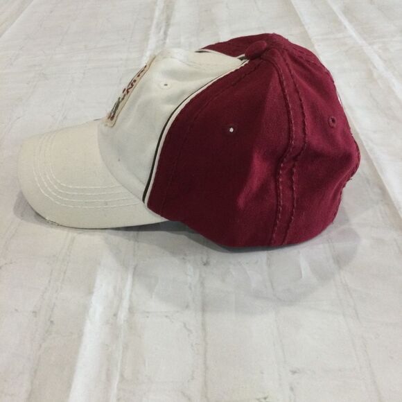 Red Stripe Cap Hat Men's Adjustable Strap Brewed in Jamaica Brim Bottle Opener - Picture 2 of 8